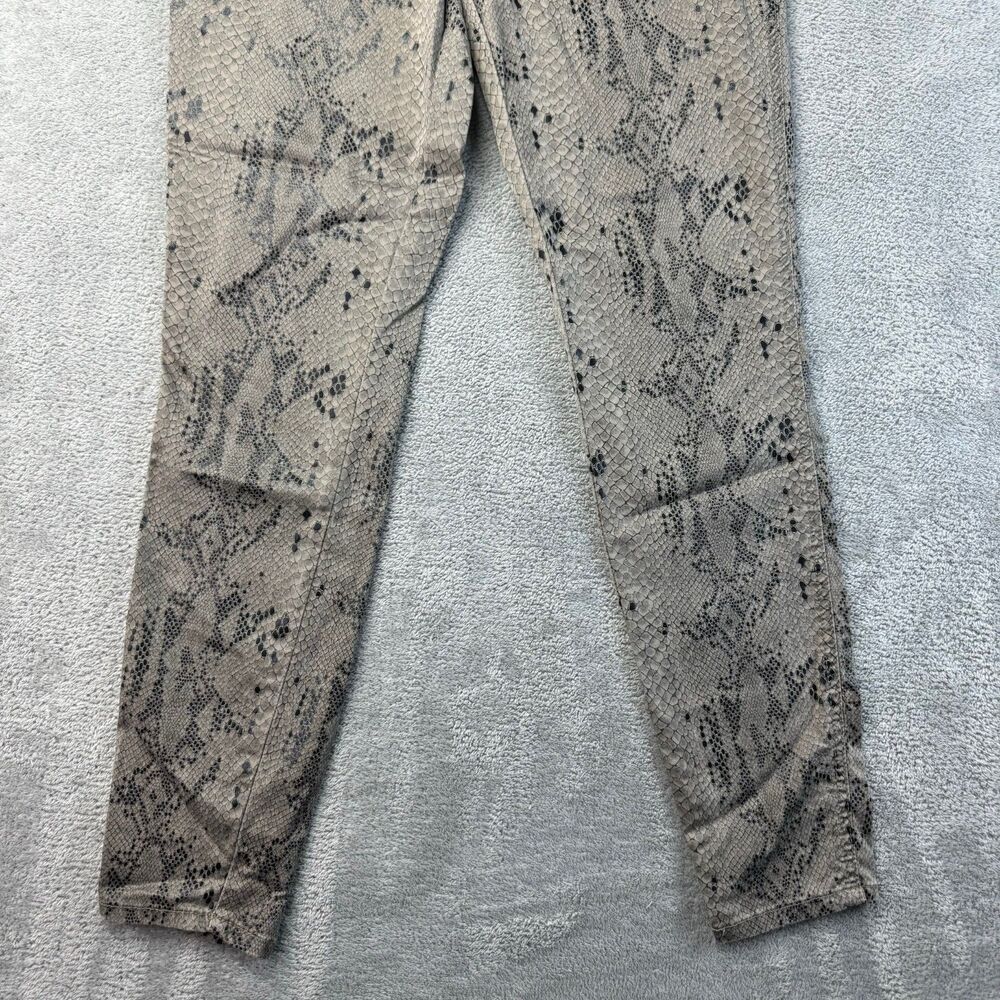 KUT From the Kloth Jeans Women's 4 Brown Donna Fab AB Ankle Skinny Snake Print - Picture 11 of 12